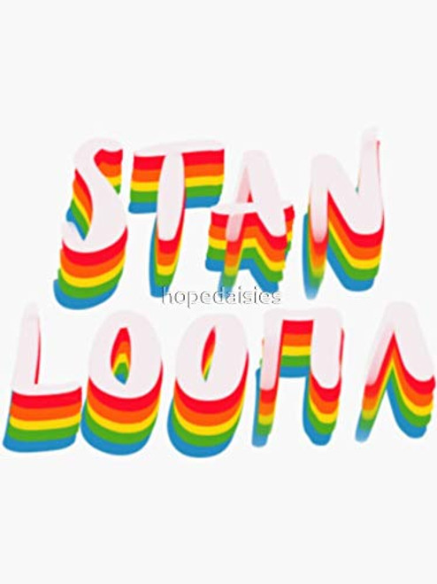 Stan LOONA Rainbow Sticker - Sticker Graphic - Auto, Wall, Laptop, Cell, Truck Sticker for Windows, Cars, Trucks Stan LOONA Rainbow Sticker - Sticker Graphic - Auto, Wall, Laptop, Cell, Truck Sticker for Windows, Cars, Trucks