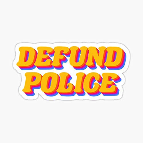 DEFUND Police Sticker - Sticker Graphic - Auto, Wall, Laptop, Cell, Truck Sticker for Windows, Cars, Trucks