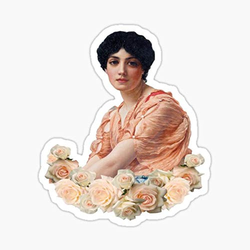 Floral Sappho Sticker - Sticker Graphic - Auto, Wall, Laptop, Cell, Truck Sticker for Windows, Cars, Trucks Floral Sappho Sticker - Sticker Graphic - Auto, Wall, Laptop, Cell, Truck Sticker for Windows, Cars, Trucks