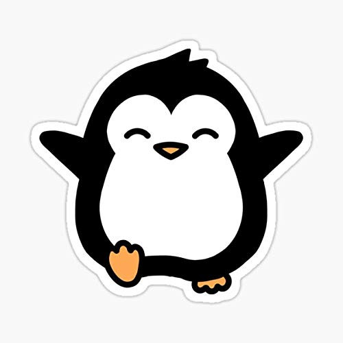 Penguin Sticker Peel and Stick Waterproof Sticker