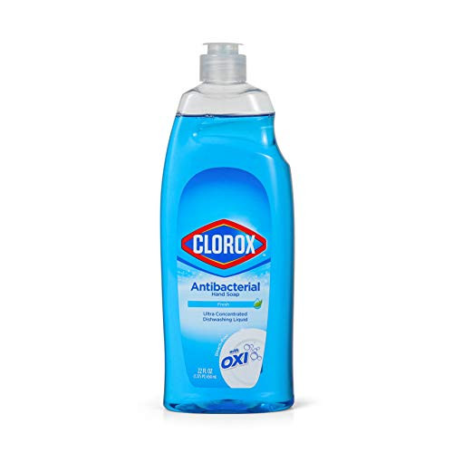 Clorox Antibacterial Ultra Concentrated Liquid Hand Washing Hand Soap - Hand Soap with OXI - Bleach Free Antibacterial Liquid Handwashing Soap in Fresh Scent, 22 Oz