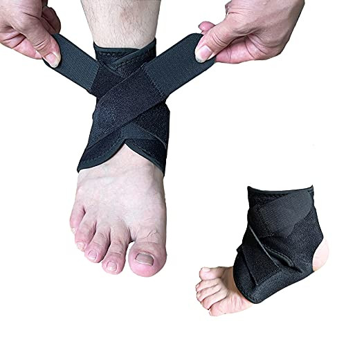 AGLIFEFY Ankle Support Brace for Women  and  Men Adjustable Foot Brace Wrap One Size Fits Most