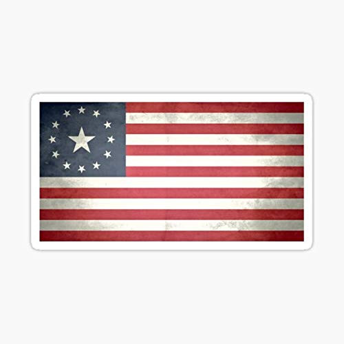 Fallout USA Flag Sticker - Sticker Graphic - Auto, Wall, Laptop, Cell, Truck Sticker for Windows, Cars, Trucks