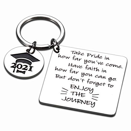 2021 Graduation Gifts Senior Students Keychain for Him Her Inspirational Gifts for Women Men College High School Graduate Birthday Gift for Teen Girls Boys Son Daughter from Mom Dad BFF Gift Jewelry 2021 Graduation Gifts Senior Students Keychain for Him Her Inspirational Gifts for Women Men College High School Graduate Birthday Gift for Teen Girls Boys Son Daughter from Mom Dad BFF Gift Jewelry