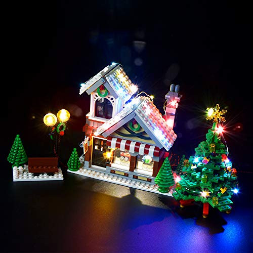 Briksmax Winter Toy Shop Led Lighting Kit- Compatible with Lego 10249 Building Blocks Model- Not Include The Lego Set