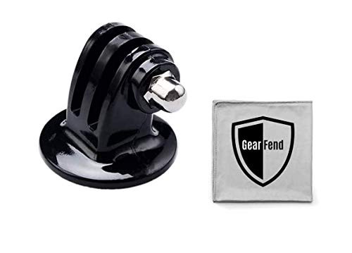 GearFend Tripod Mount Adapter for Gopro Hero 8 Hero 7 Hero 6 Hero 5 Hero 5 Session Hero 4 Hero 3 plus Hero 3 Hero 2 Hero 1 Cameras and Sjcam Xiaoyi Cameras plus Microfiber Cloth GearFend Tripod Mount Adapter for Gopro Hero 8 Hero 7 Hero 6 Hero 5 Hero 5 Session Hero 4 Hero 3 plus Hero 3 Hero 2 Hero 1 Cameras and Sjcam Xiaoyi Cameras plus Microfiber Cloth
