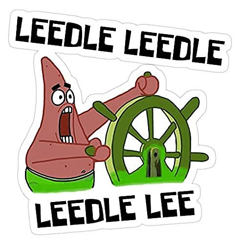 Leedle Leedle Leedle Lee - Spongebob, Spongebob Sticker Graphic - Die Cut Sticker, High Resolution Top Grade Vinyl