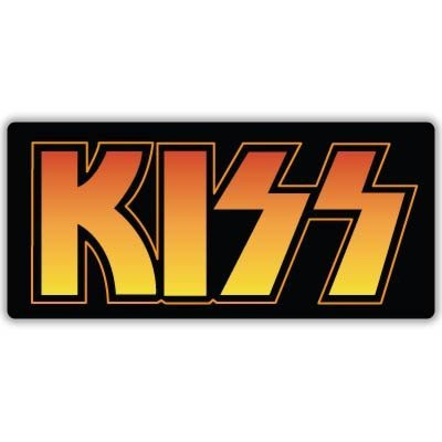 KISS Logo Rock Vynil Car Sticker Graphic - Die Cut Sticker, High Resolution Top Grade Vinyl Sticker Graphic - Die Cut Sticker, High Resolution Top Grade Vinyl