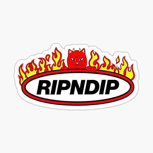 Devil Cat Sticker - Sticker Graphic - Die Cut Sticker High Resolution Top Grade Vinyl