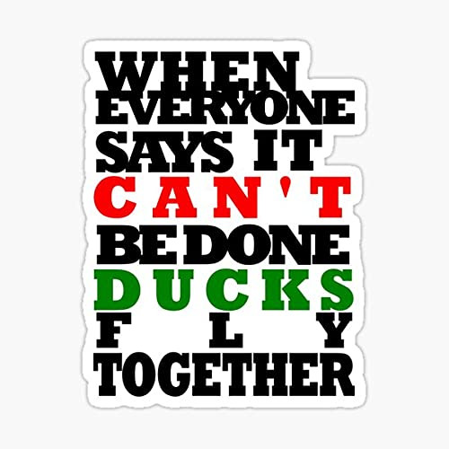 Ducks Sticker - Sticker Graphic - Die Cut Sticker High Resolution Top Grade Vinyl