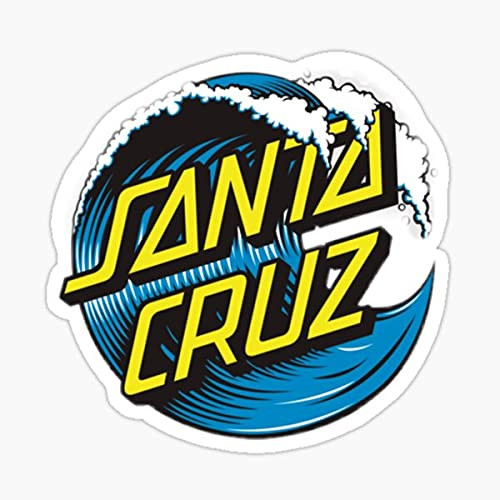 Santa Cruz Wave Sticker - Sticker Graphic - Die Cut Sticker High Resolution Top Grade Vinyl Santa Cruz Wave Sticker - Sticker Graphic - Die Cut Sticker High Resolution Top Grade Vinyl
