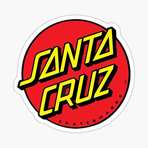 Santa Cruz Logo Sticker - Sticker Graphic - Die Cut Sticker High Resolution Top Grade Vinyl