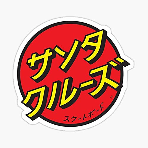 Santa Cruz Japan Logo Sticker - Sticker Graphic - Die Cut Sticker High Resolution Top Grade Vinyl
