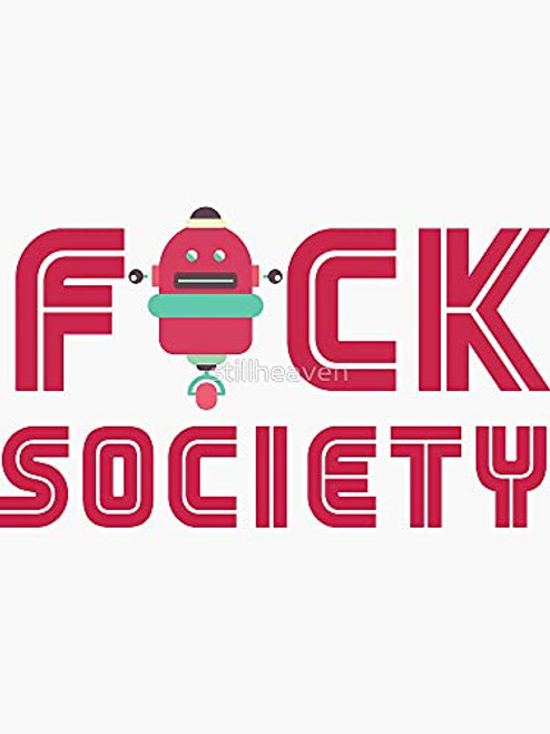 F Society - Sticker Graphic - Die Cut Sticker High Resolution Top Grade Vinyl F Society - Sticker Graphic - Die Cut Sticker High Resolution Top Grade Vinyl