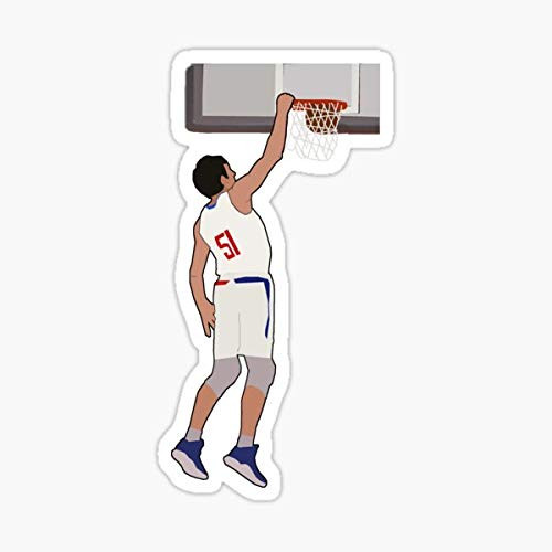 Boban Marjanovic - Los Angeles Clippers Sticker - Sticker Graphic Sticks to Any Surface - Scrapbook Car Bumper Phone Laptop