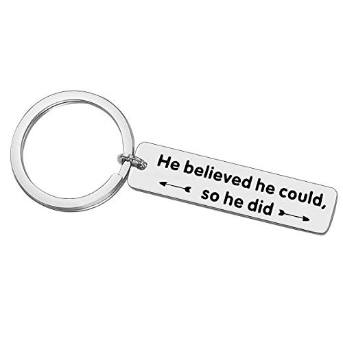 Christmas Keychain Best Friend Keychain Encouragement Gift Keychain for Boys Son Friendship Jewelry Graduation Gift Inspirational Keychain Jewelry for Men Motivational Jewelry Family Birthday Gifts