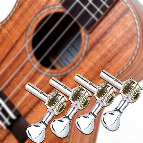 Ukulele String Button Practical ukulele players and DIY enthusiasts for Ukulele enthusiasts-Silver-