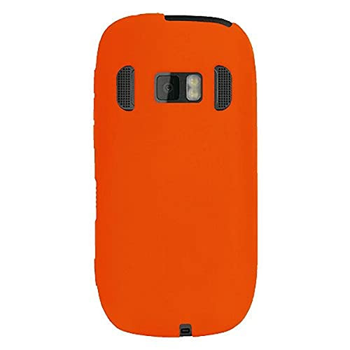 Amzer Silicone Skin Jelly Case for Nokia C7 - Orange