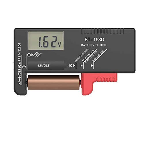 Battery tester Support AA, AAA, D, C, 9V, and Button Batteries Tester and 18650 battery box