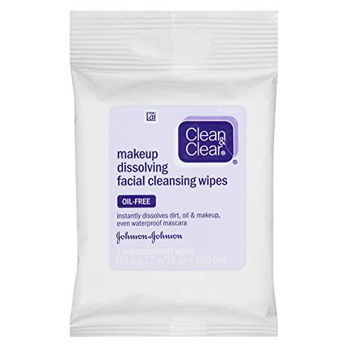 Clean  and  Clear Makeup Dissolving Facial Cleansing Wipes, 7 count