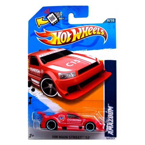 Hot Wheels - Amazoom -Red- - HW Main Street 12 - 9/10 ~ 169/247 -Scale 1-64-