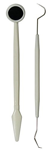 ToolUSA 2 Pc. Crafting Tools - Angled Mirror with Sculpting Tool  and  Double Ended Pick - KIT-S8852