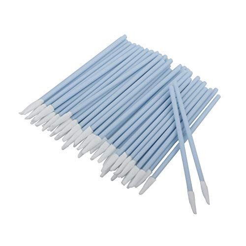 50Pcs Microfiber Cloth Cleaning Swab Phone Charging Port Dust Cleaner for iPhone iPad Samsung Huawei Android Phone Repair Tools
