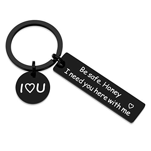 Drive Safe Keychain for Boyfriend Gifts for Husband Father's day Gift for Dad Valentines Day Birthday Gifts for Him - I Need You Here With Me Driver Keyring -LF003- Drive Safe Keychain for Boyfriend Gifts for Husband Father's day Gift for Dad Valentines Day Birthday Gifts for Him - I Need You Here With Me Driver Keyring -LF003-