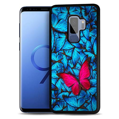for Samsung S9 plus, Galaxy S9 Plus, Durable Protective Soft Back Case Phone Cover, HOT12155 Butterfly