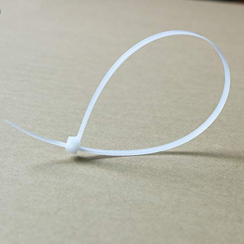 Pasow 175 pcs Nylon Cable Ties Self-Locking Plastic Cable Zip Ties Heavy Duty Multi-Purpose Tie Wraps -10 Inch, White-