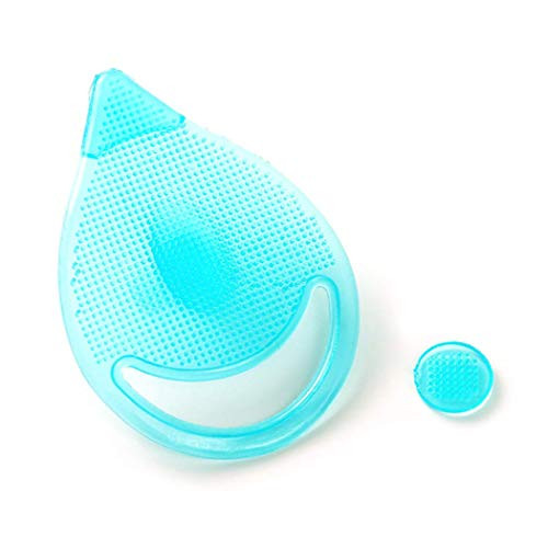 Hometu Silicone Face Scrubbers Exfoliator Brush-Facial Cleansing Face Brush Blackhead Scrubber Exfoliating Brush-Facial Cleaning Pad Blue Hometu Silicone Face Scrubbers Exfoliator Brush-Facial Cleansing Face Brush Blackhead Scrubber Exfoliating Brush-Facial Cleaning Pad Blue
