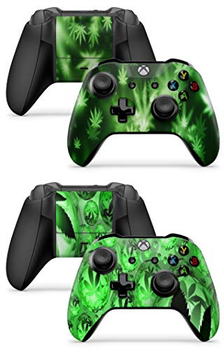 giZmoZ n gadgetZ 2 x Weed Xbox One X, Xbox One S, Xbox One Controller Skins Full Wrap Vinyl Sticker