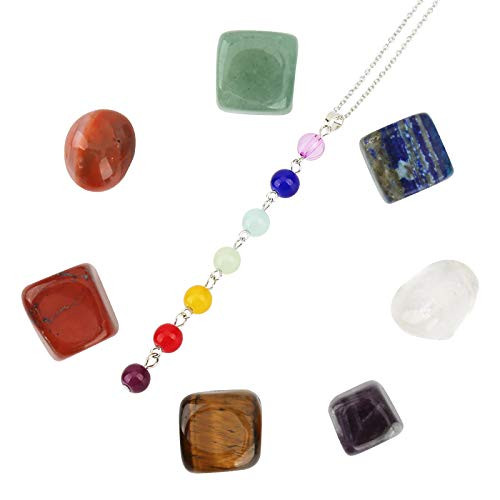 Chakra Stones?Healing Crystals?Crystals and Healing Stones for Meditation, Chakra Balance, Reiki or Ritual - 7 Chakra Set