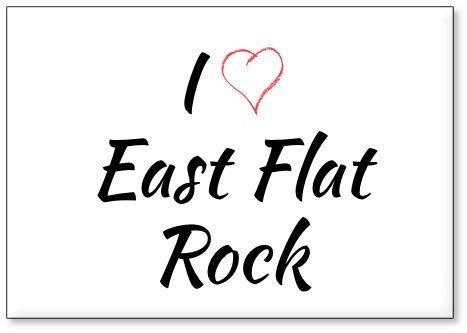 I Love East Flat Rock fridge magnet