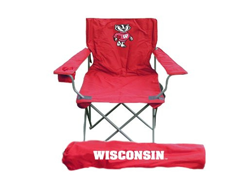 Rivalry NCAA Wisconsin Badgers Folding Chair With Bag