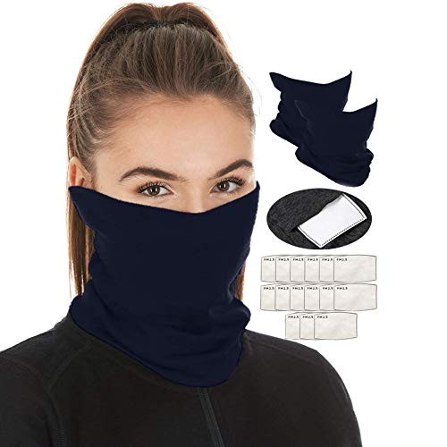 Scarf Bandanas Neck Gaiter Multi-Purpose Balaclava Headwear for Outdoor Sports -Navy Blue- Scarf Bandanas Neck Gaiter Multi-Purpose Balaclava Headwear for Outdoor Sports -Navy Blue-