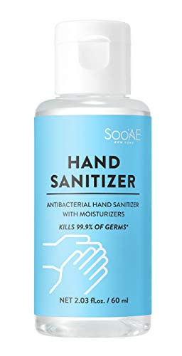Soo'AE Gel Type Hand Sanitizer, Travel Size -Net 2.03 fl. Oz. / 60ml-, 1 Count