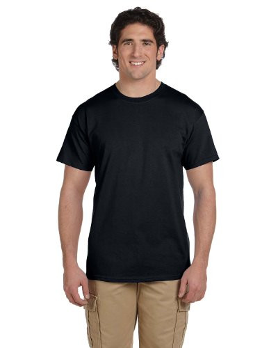 Fruit Of The Loom Men's Seamless Lightweight T-Shirt, Black, Medium
