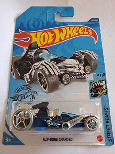 Hot Wheels 2020 Street Beasts Tur-Bone Charged, Blue 127/250