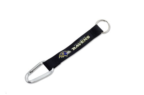 NFL Baltimore Ravens Carabiner Lanyard Keychain NFL Baltimore Ravens Carabiner Lanyard Keychain
