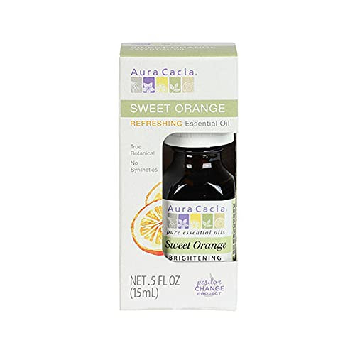 Aura Cacia Essential Sweet Orange Boxed Oil, 0.5 oz Aura Cacia Essential Sweet Orange Boxed Oil, 0.5 oz