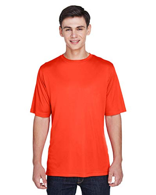 TEAM 365 Men's Zone Performance T-Shirt, Sport Orange, Large