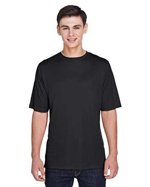 TEAM 365 Men's Zone Performance T-Shirt, Black, Large