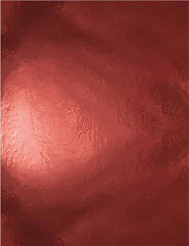Tonic Studios Mirror Glossy Cardstock 8.5"X11" 5/Pkg, Opera Red
