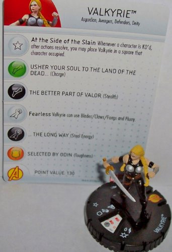 WizKids Heroclix Fear Itself 005 Valkyrie Figure with Card