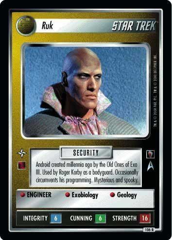 Decipher Star Trek CCG 1E MM Mirror Mirror RUK 106R