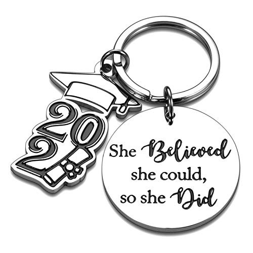 2021 Nurse Graduation Gift Keychain Senior 2021 Graduate Inspirational Gift She Believed She Could So She Did High School College Grad for Her Women Sisters Friends Daughter Girls Girlfriend 2021 Nurse Graduation Gift Keychain Senior 2021 Graduate Inspirational Gift She Believed She Could So She Did High School College Grad for Her Women Sisters Friends Daughter Girls Girlfriend