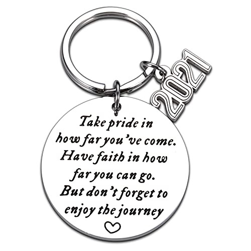 Insirational College Graduation Gifts Keychain for Her Him Class of 2021 Graduation Keychain for Boys Girls Best Friends High School Seniors Students Back to School Gifts for Sons Daughters Insirational College Graduation Gifts Keychain for Her Him Class of 2021 Graduation Keychain for Boys Girls Best Friends High School Seniors Students Back to School Gifts for Sons Daughters
