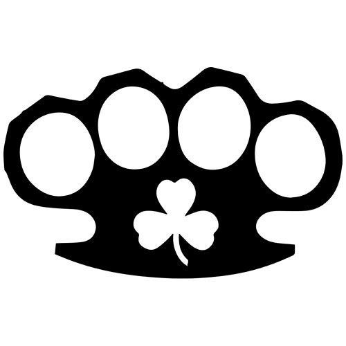 Set of 3 -Irish Brass Knuckles Sticker