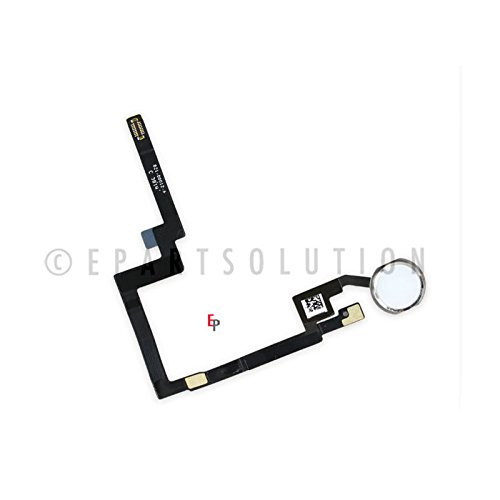 ePartSolution- Replacement Part for iPad Mini 3 A1599 A1600 Home Button Flex Cable Menu Key Button SA -White-